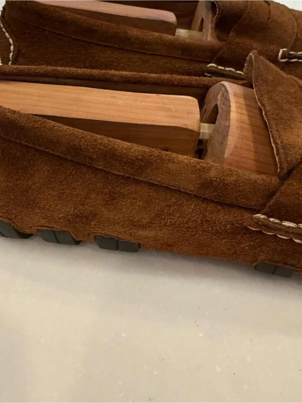 Polo Ralph Lauren Men’s Brown Suede Penny / Driving Loafers Sz 9 NEW!